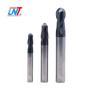 Carbide 2 flutes, akhir bola kilang-kilang