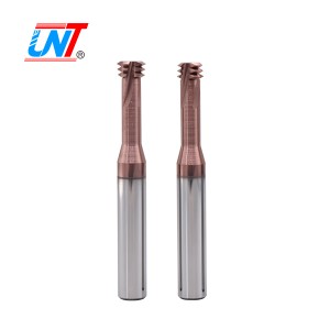 Micro thread milling cutters for ISO metric fine threads