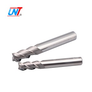 Carbide 3 Flute untuk Aluminium, gaya ekonomis