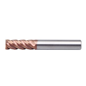 Carbide nhà máy cuối cùng 4 sáo cho thép có độ cứng cao