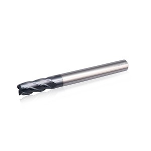 4 Flute dài cổ Corner Radius Carbide