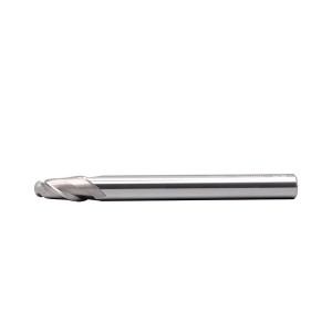 2 Flutes Ball Hidung End Mill CNC ukiran Bit