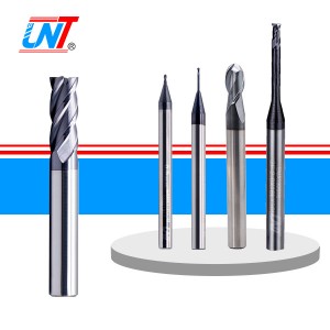 Muti-mục đích HRC56 rắn Carbide Square 2 Flutes End Mill