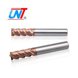 Carbide nhà máy cuối cùng 4 sáo cho thép có độ cứng cao